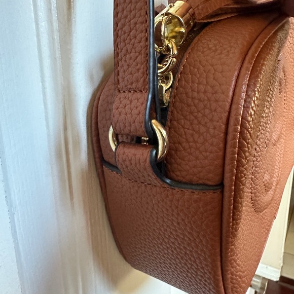 Women's Tan Leather Bag - Picture 4 of 11